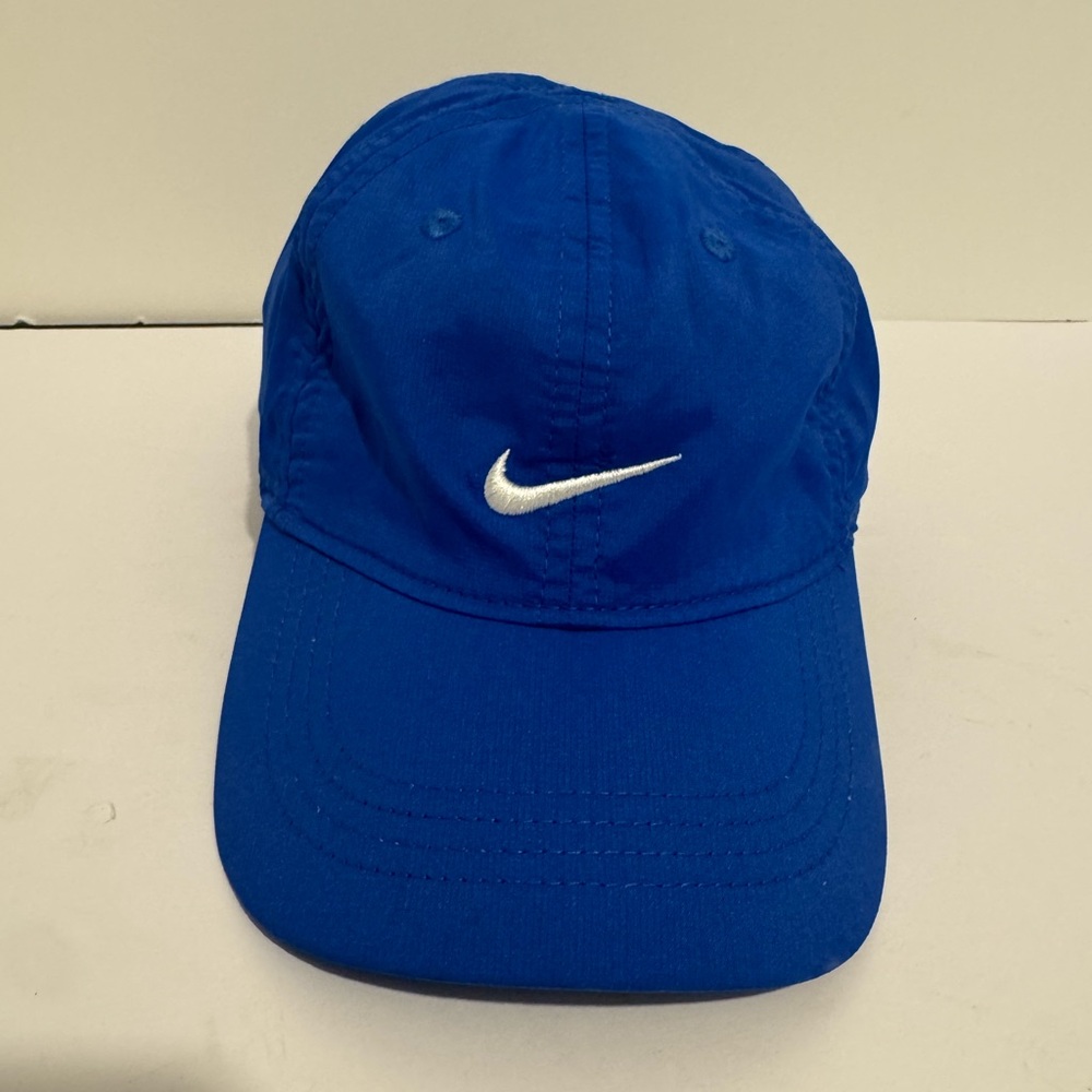 Nike Royal Blue adjustable strap Cap with White Logo Toddler